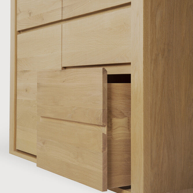 Ethnicraft Shadow Dresser, FSC-certified solid wood furniture by Belgian brand