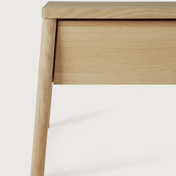 Ethnicraft Air Bedside Table in oak, FSC-certified solid oak