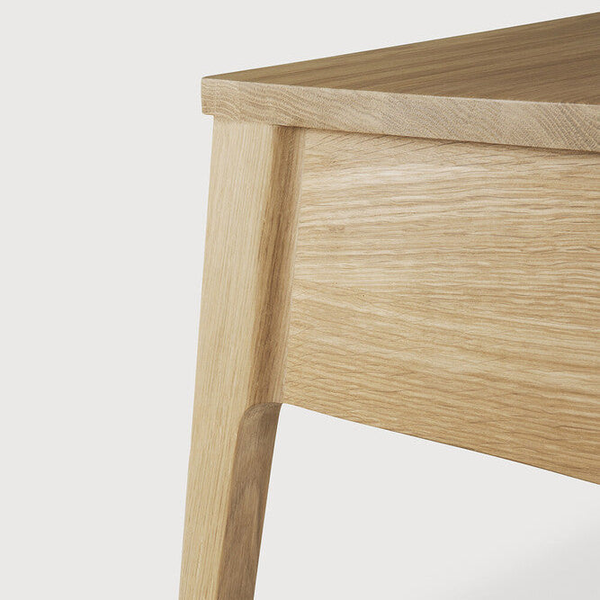 Ethnicraft Air Bedside Table in oak, FSC-certified solid oak