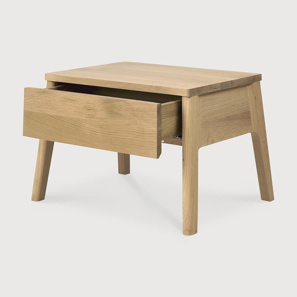 Ethnicraft Air Bedside Table, FSC-certified solid wood furniture by Belgian brand