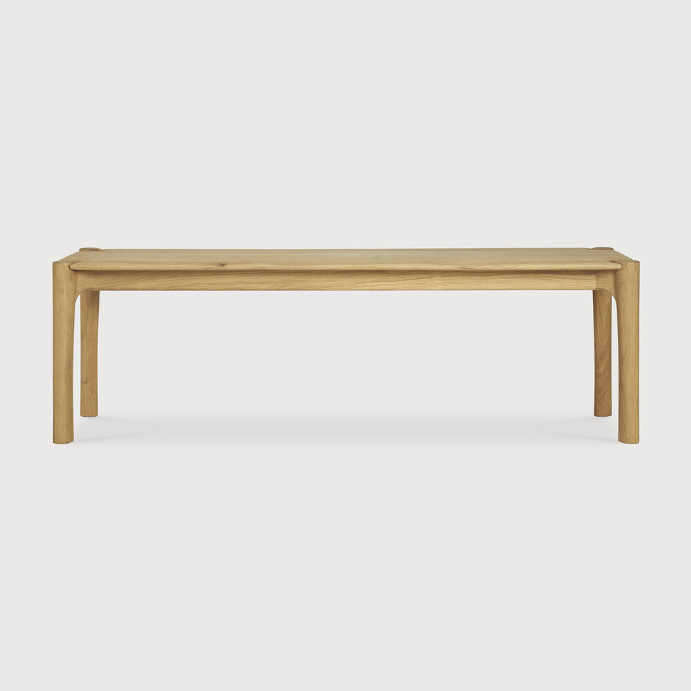 Ethnicraft PI Bench, FSC-certified solid wood furniture by Belgian brand