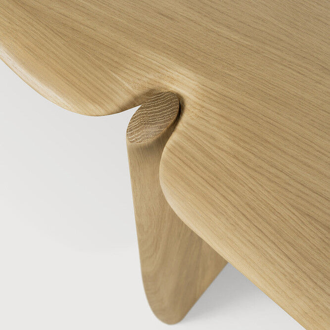 Ethnicraft Pi Console Table in oak, FSC-certified solid oak