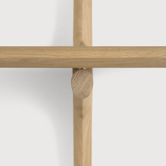 Ethnicraft PI Wall Shelf in oak, FSC-certified solid oak