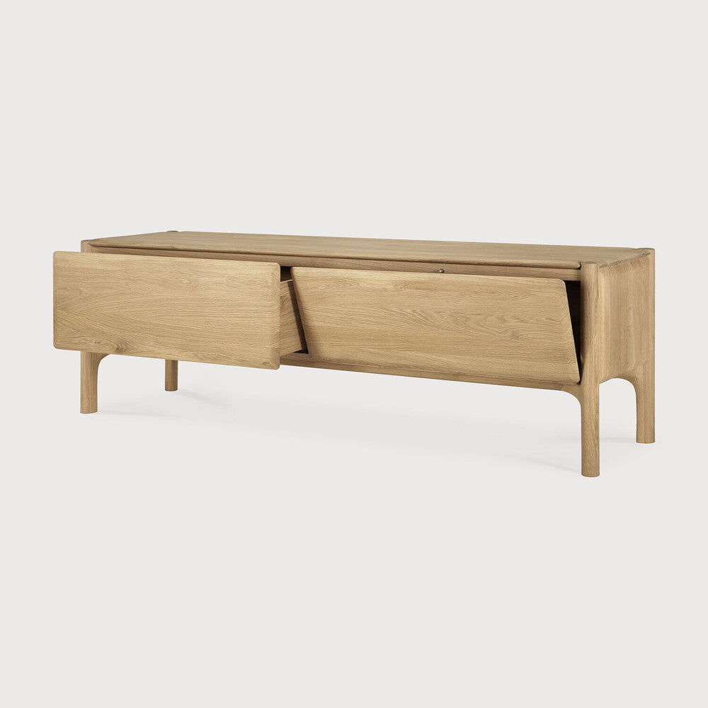 Ethnicraft PI TV Cupboard in oak, FSC-certified solid oak
