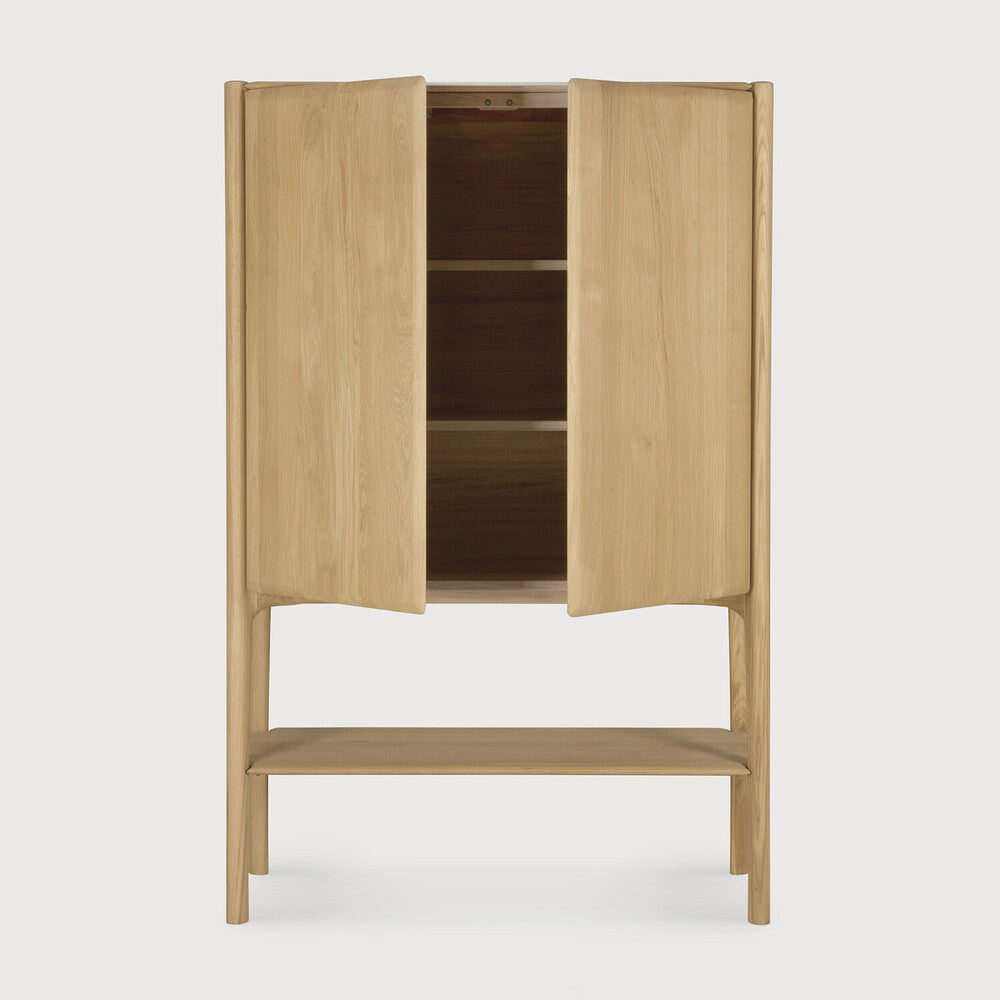 Ethnicraft PI Cupboard in oak, FSC-certified solid oak