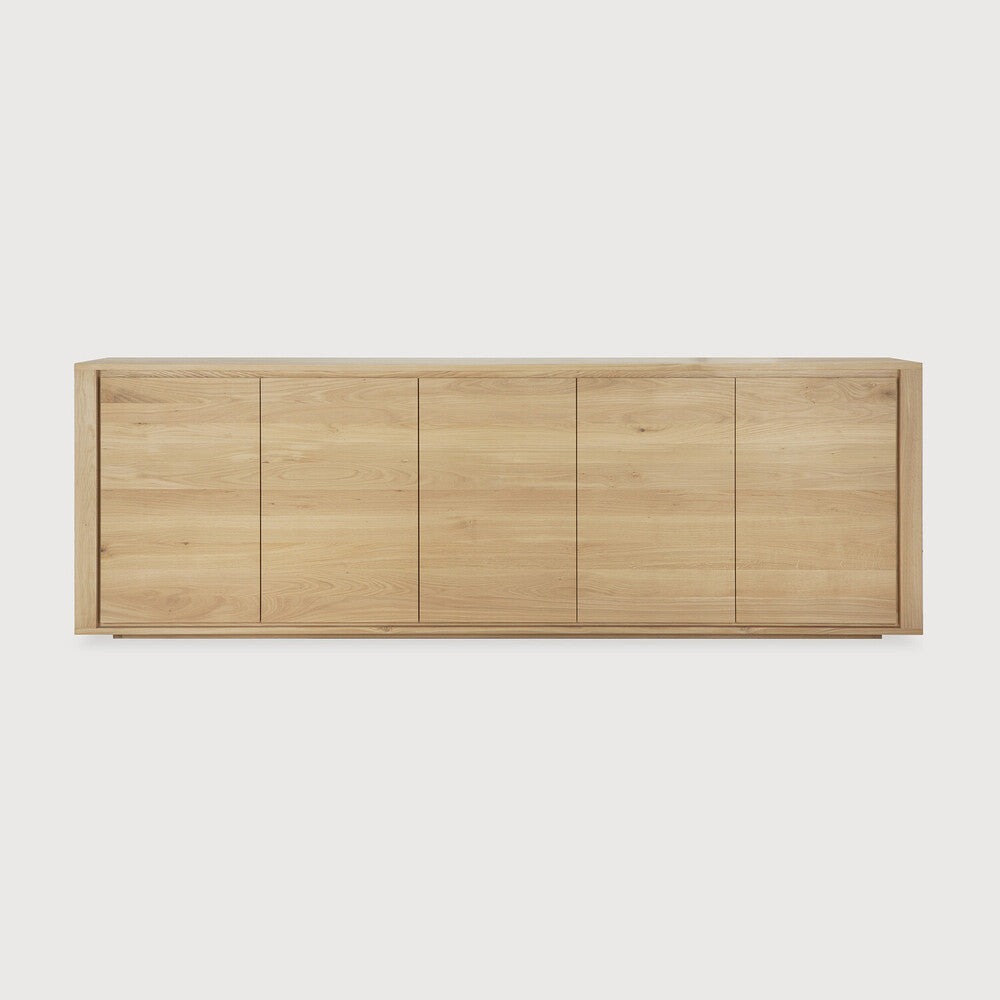 Ethnicraft Shadow Sideboard, FSC-certified solid wood furniture by Belgian brand