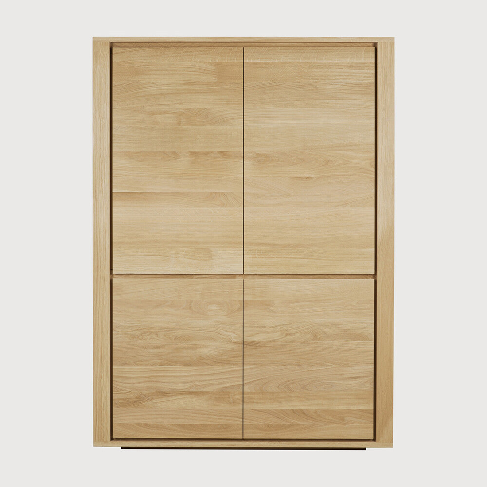 Ethnicraft Shadow Cupboard, FSC-certified solid wood furniture by Belgian brand