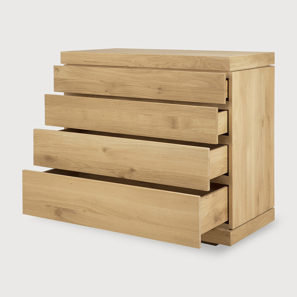 Ethnicraft Burger Dresser, FSC-certified solid wood furniture by Belgian brand
