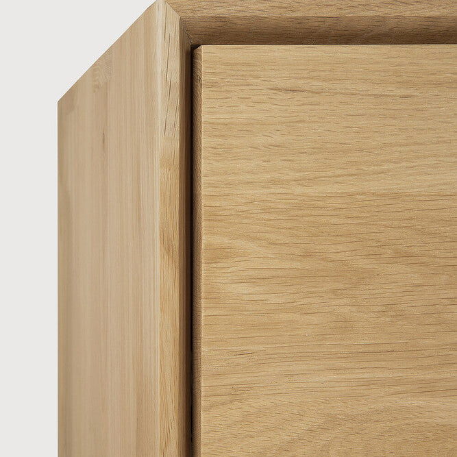 Ethnicraft Nordic TV Cupboard, FSC-certified solid wood furniture by Belgian brand