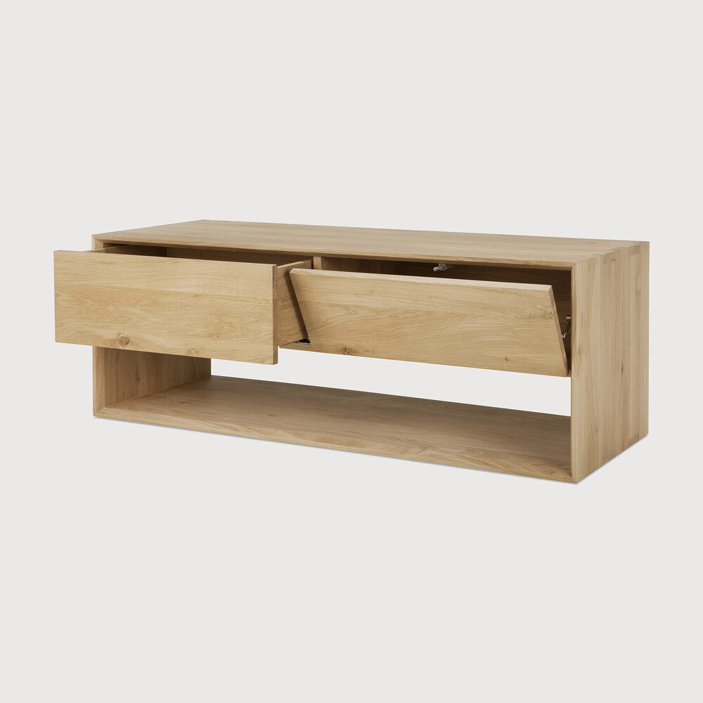 Ethnicraft Nordic TV Cupboard, FSC-certified solid wood furniture by Belgian brand