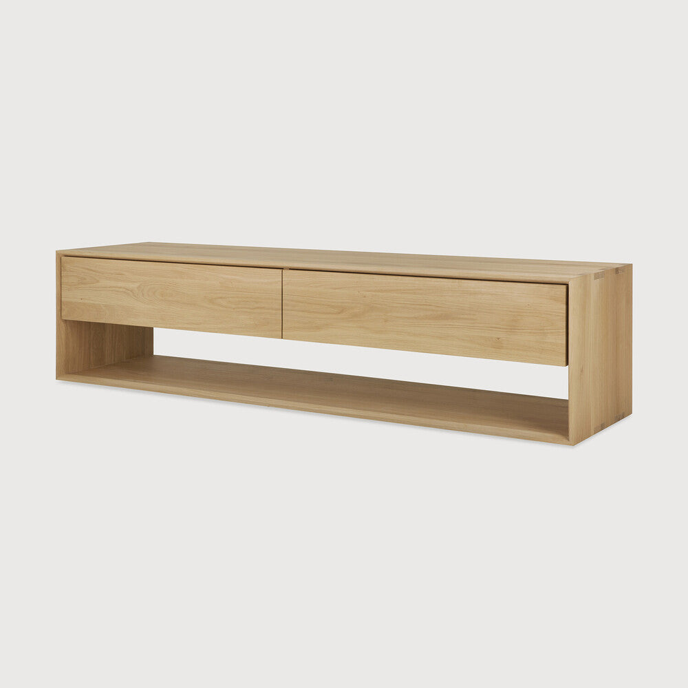 Ethnicraft Nordic TV Cupboard, FSC-certified solid wood furniture by Belgian brand
