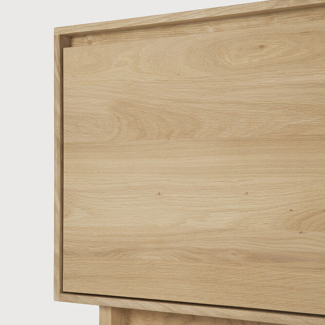 Ethnicraft Wave TV Cupboard, FSC-certified solid wood furniture by Belgian brand