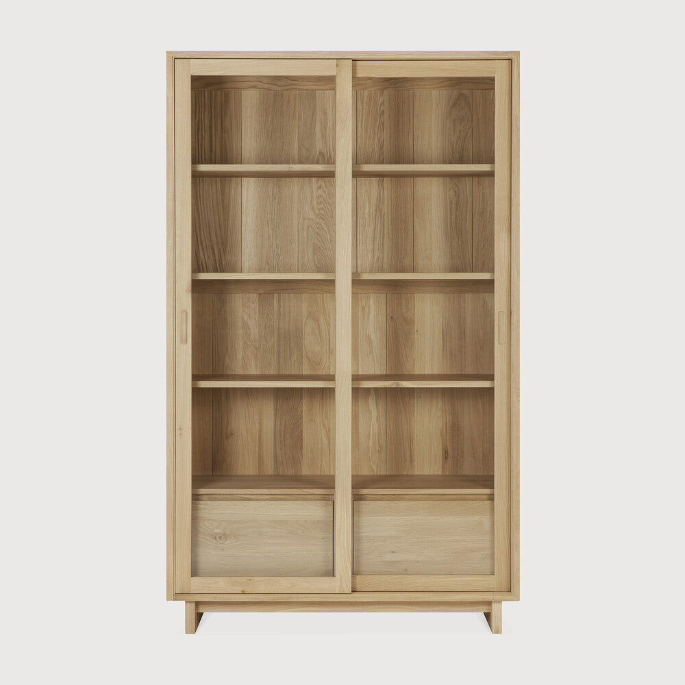Ethnicraft Wave Cupboard, FSC-certified solid wood furniture by Belgian brand