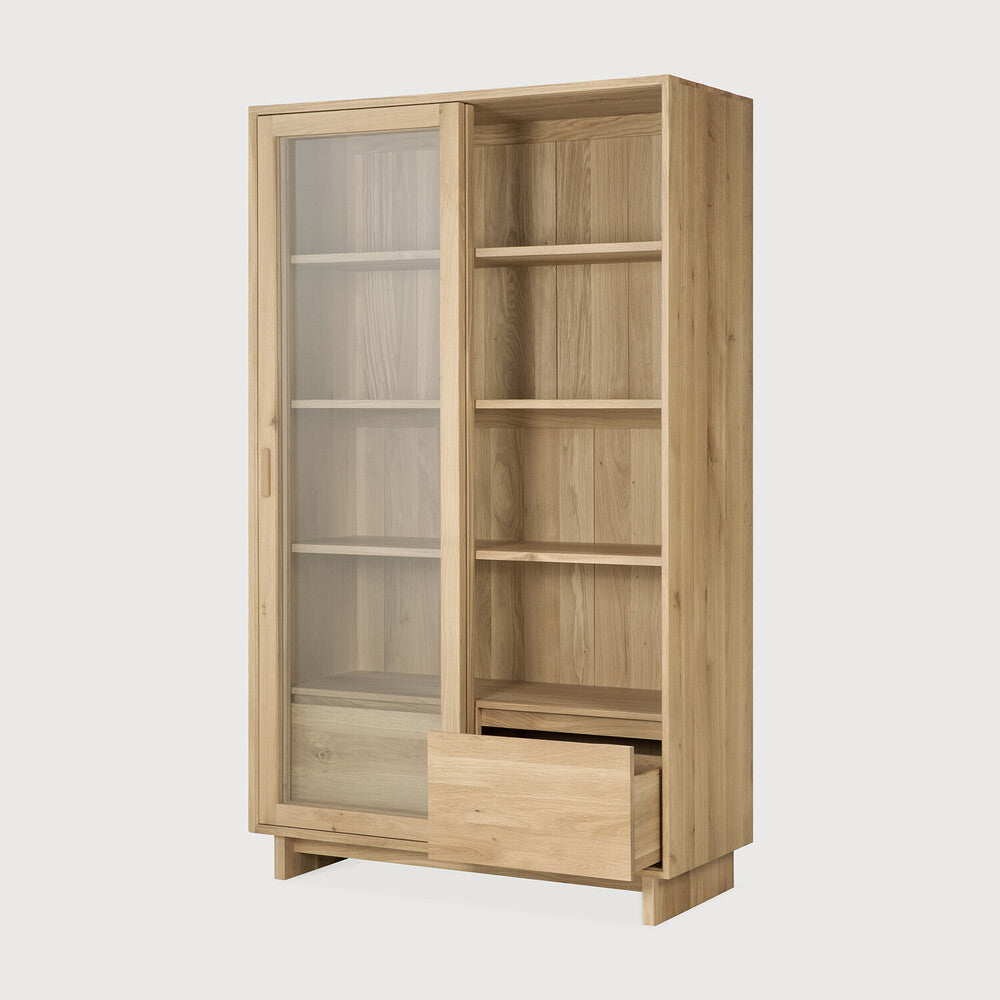 Ethnicraft Wave Cupboard, FSC-certified solid wood furniture by Belgian brand
