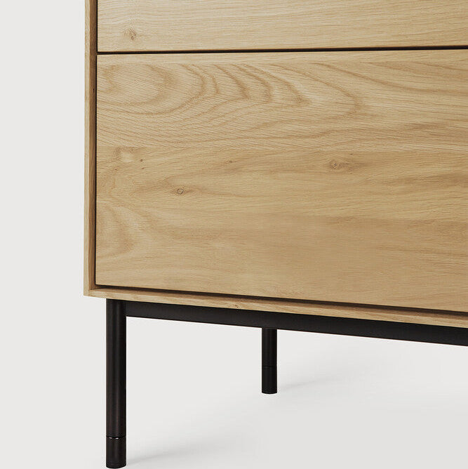Ethnicraft Whitebird TV Cupboard, FSC-certified solid wood furniture by Belgian brand