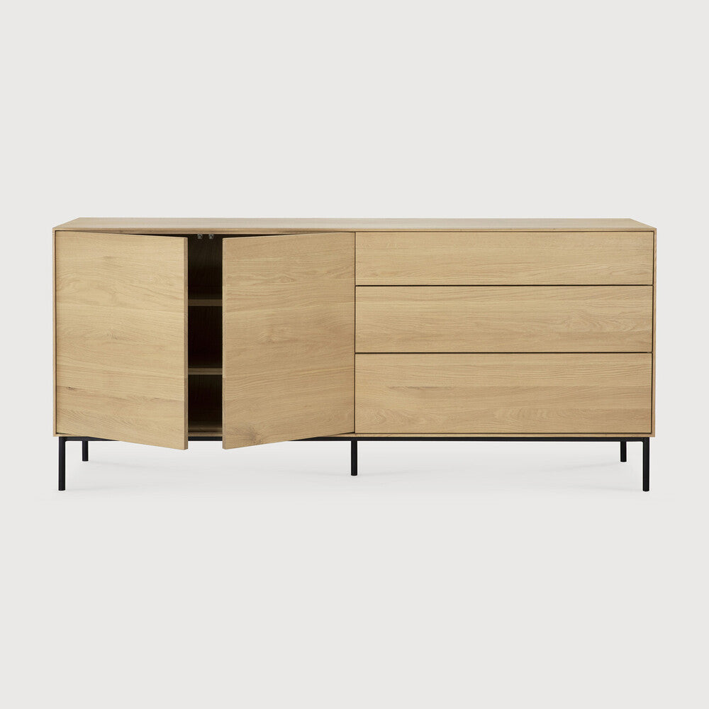 Ethnicraft Whitebird Sideboard, FSC-certified solid wood furniture by Belgian brand