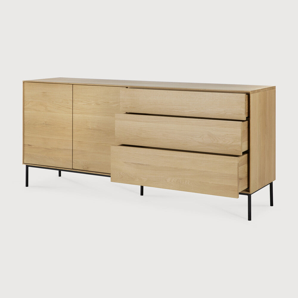 Ethnicraft Whitebird Sideboard, FSC-certified solid wood furniture by Belgian brand