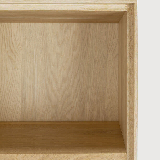Ethnicraft Whitebird Cupboard, FSC-certified solid wood furniture by Belgian brand