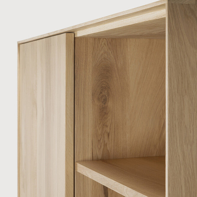 Ethnicraft Whitebird Cupboard, FSC-certified solid wood furniture by Belgian brand