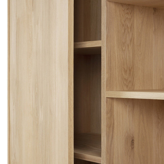 Ethnicraft Whitebird Cupboard, FSC-certified solid wood furniture by Belgian brand