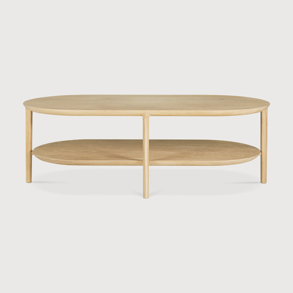 Ethnicraft Bok Coffee Table, FSC-certified solid wood furniture by Belgian brand
