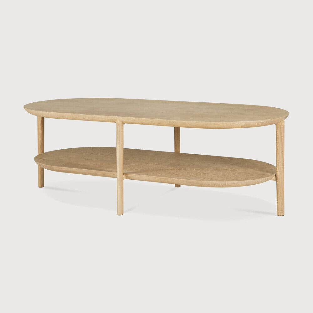 Ethnicraft Bok Coffee Table, FSC-certified solid wood furniture by Belgian brand