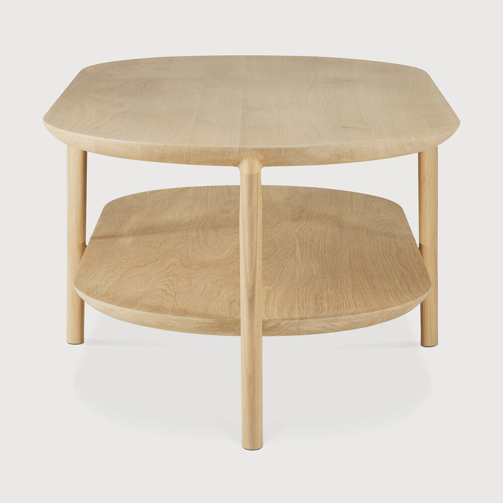 Ethnicraft Bok Coffee Table, FSC-certified solid wood furniture by Belgian brand
