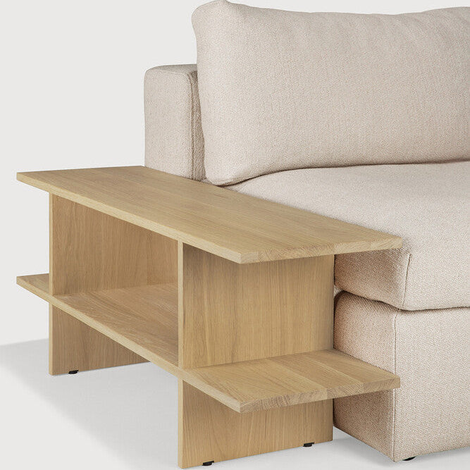 Ethnicraft Kabuki Side Table in oak, FSC-certified solid oak