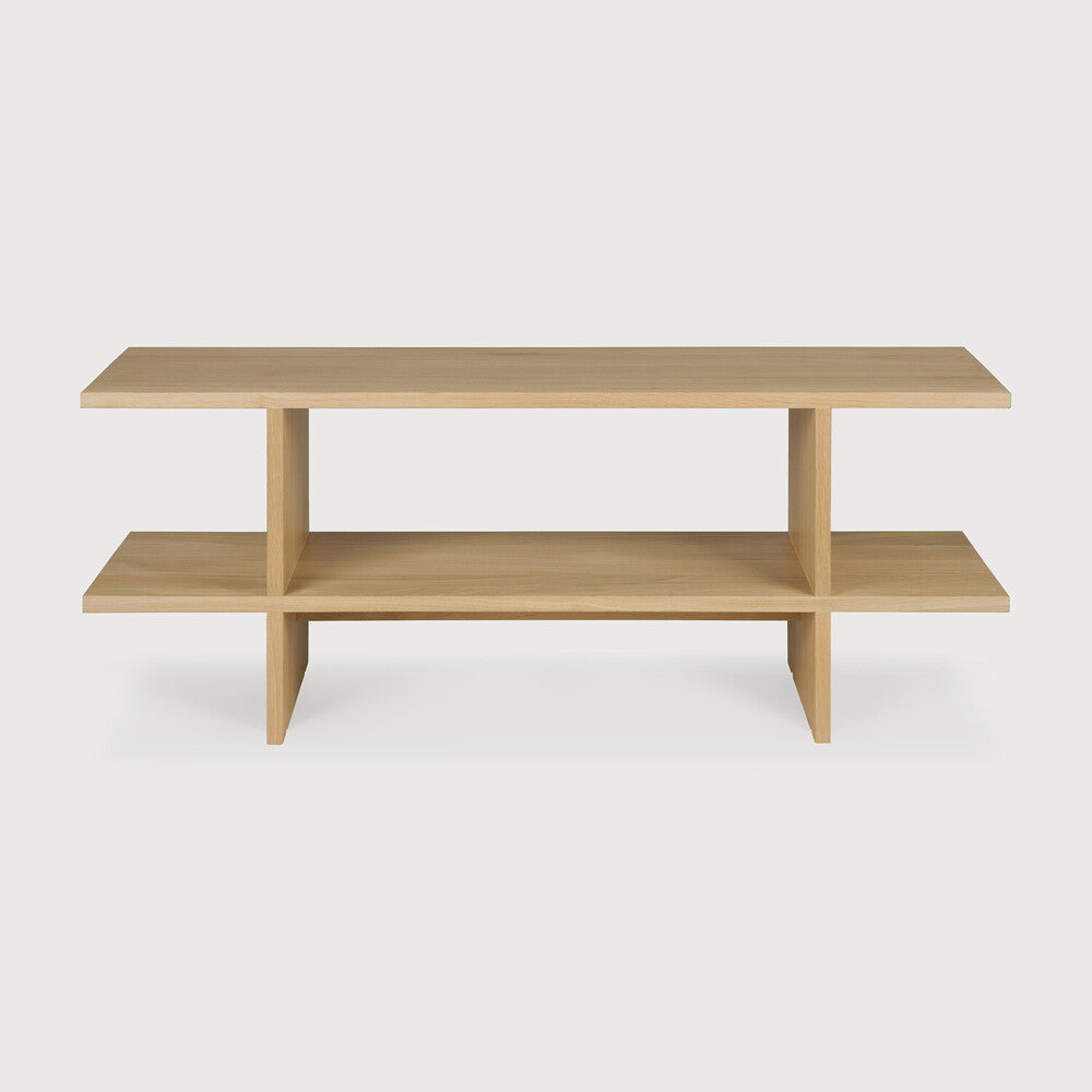 Ethnicraft Kabuki Side Table in oak, FSC-certified solid oak