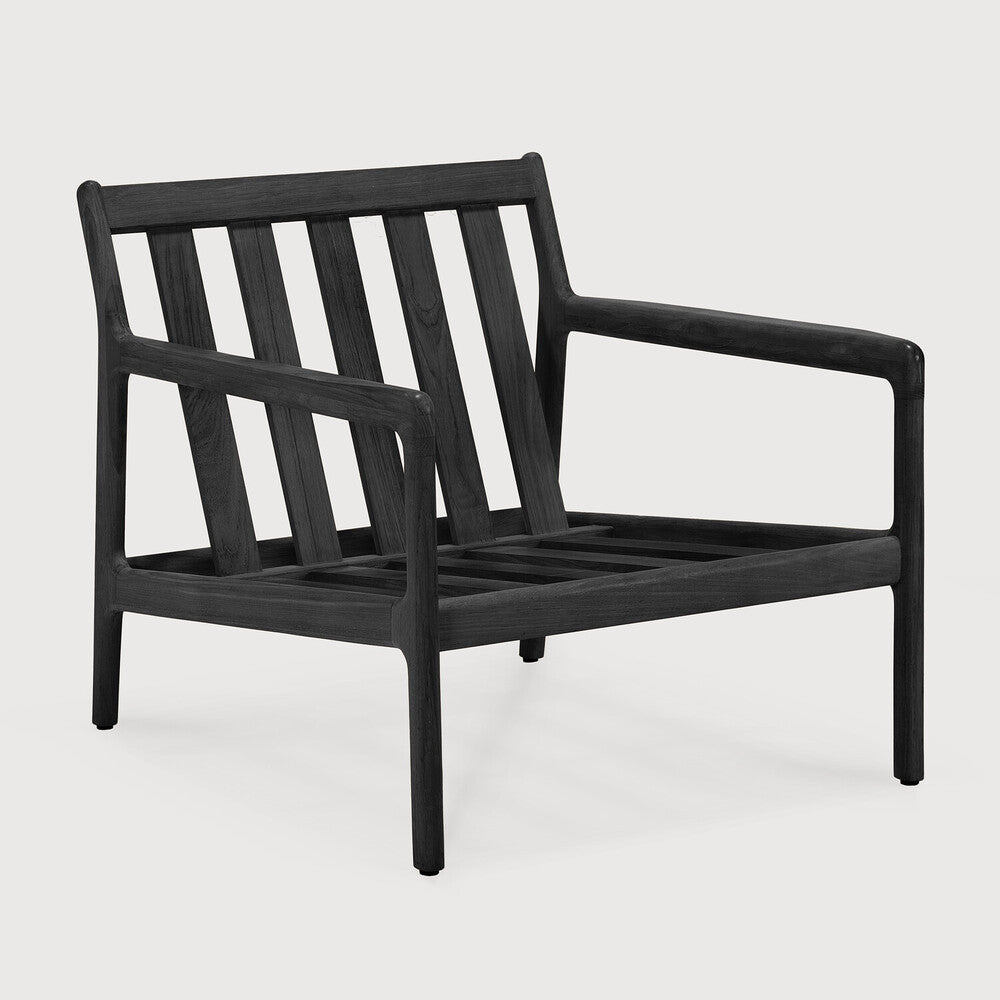 Ethnicraft Jack Outdoor Lounge Chair with FSC-certified solid teak frame