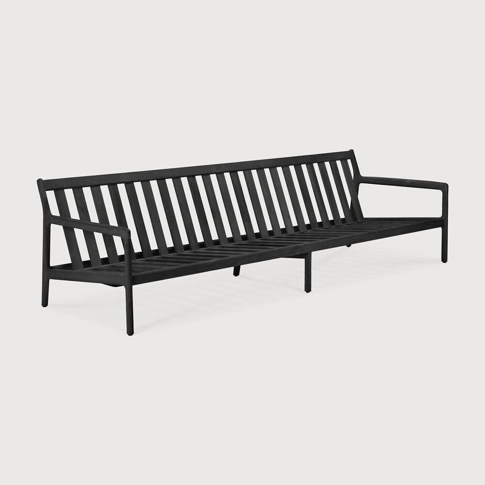 Ethnicraft Jack Outdoor 3 Seat Sofa with FSC-certified solid teak frame