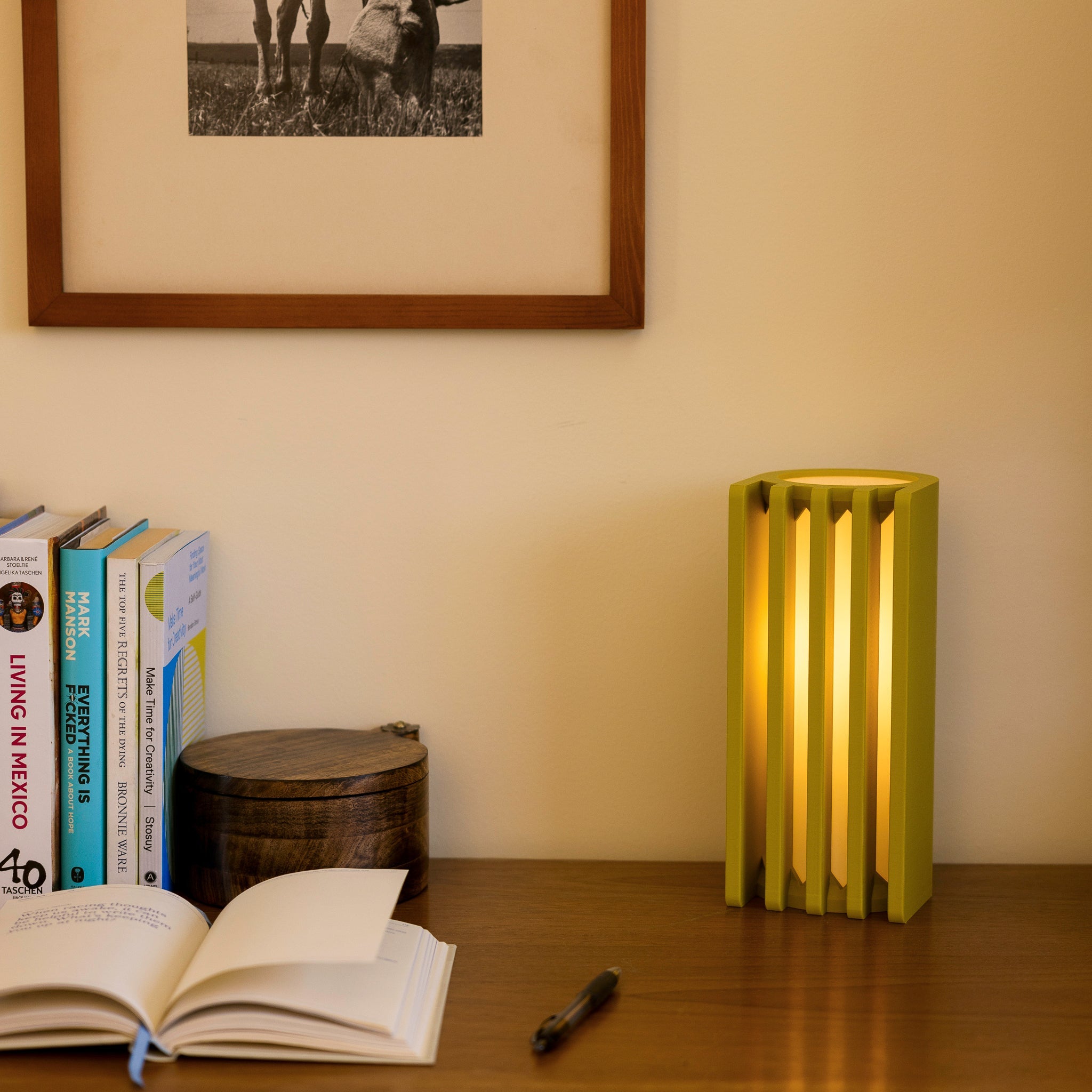 Radiator Table Lamp