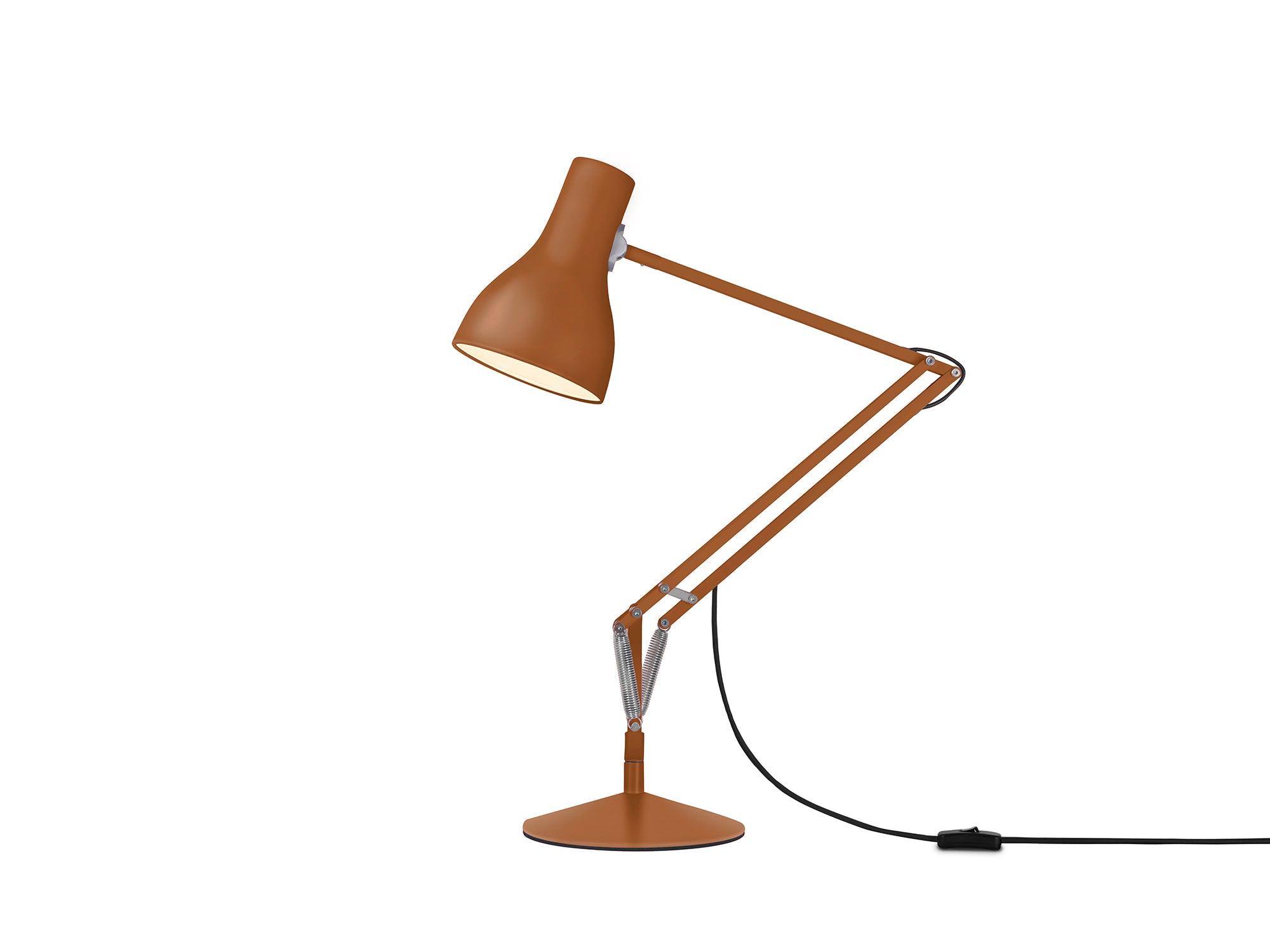 Anglepoise Type 75 Desk Lamp - Margaret Howell Edition in Sienna, powder-coated steel desk lamp