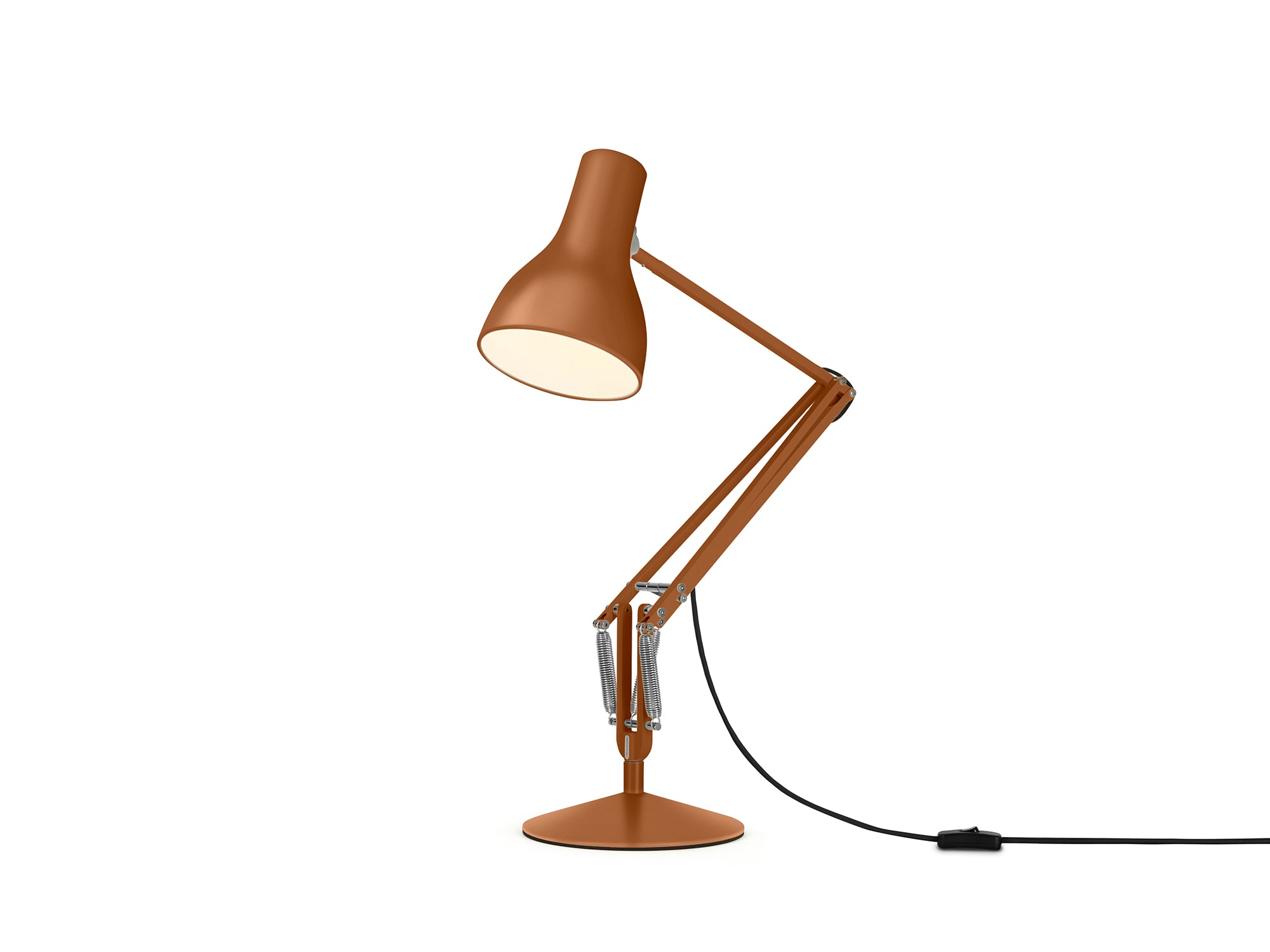 Anglepoise Type 75 Desk Lamp - Margaret Howell Edition in Sienna, powder-coated steel desk lamp
