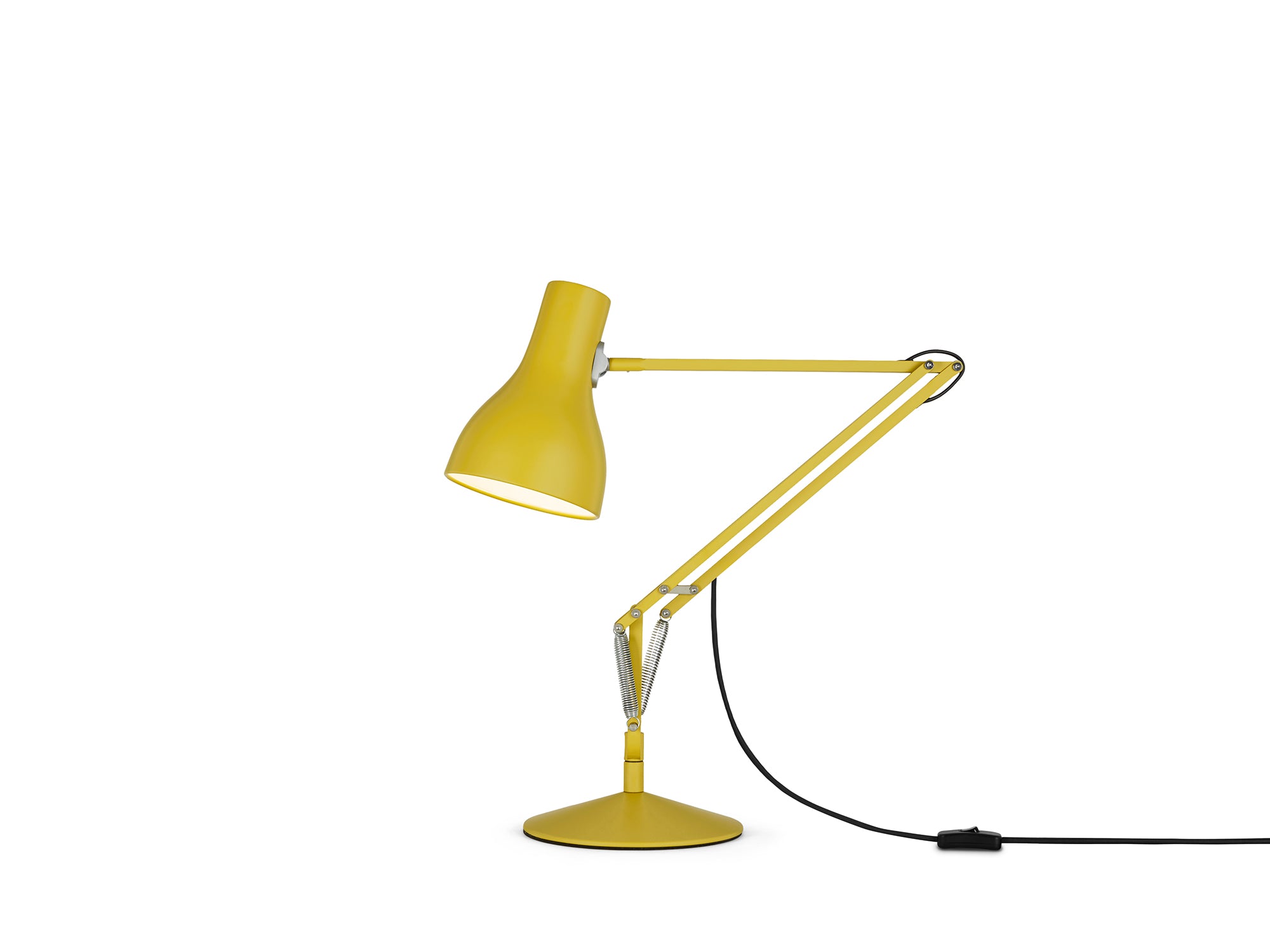 Anglepoise Type 75 Desk Lamp - Margaret Howell Edition in Yellow Ochre, powder-coated steel desk lamp