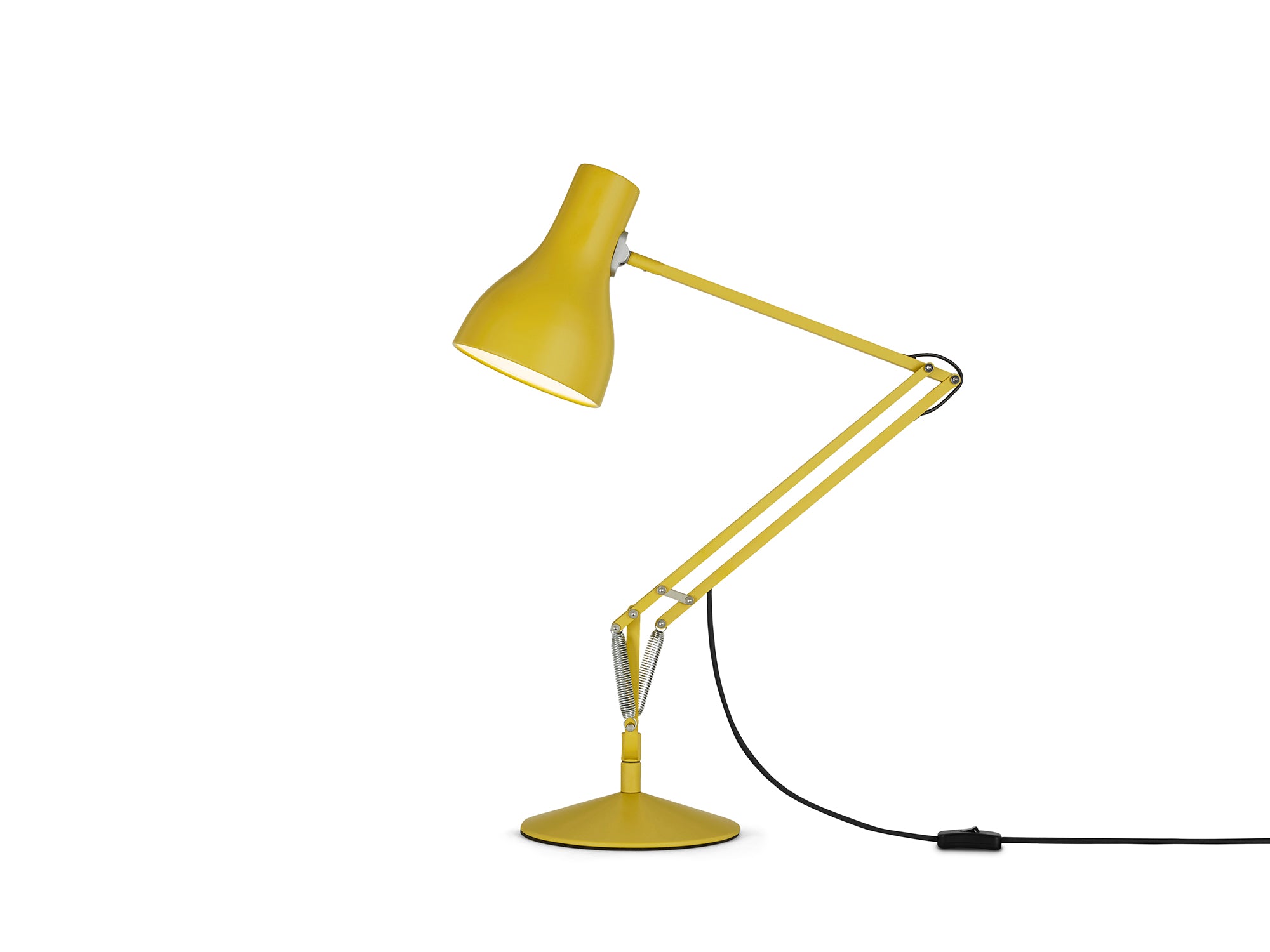 Anglepoise Type 75 Desk Lamp - Margaret Howell Edition in Yellow Ochre, powder-coated steel desk lamp