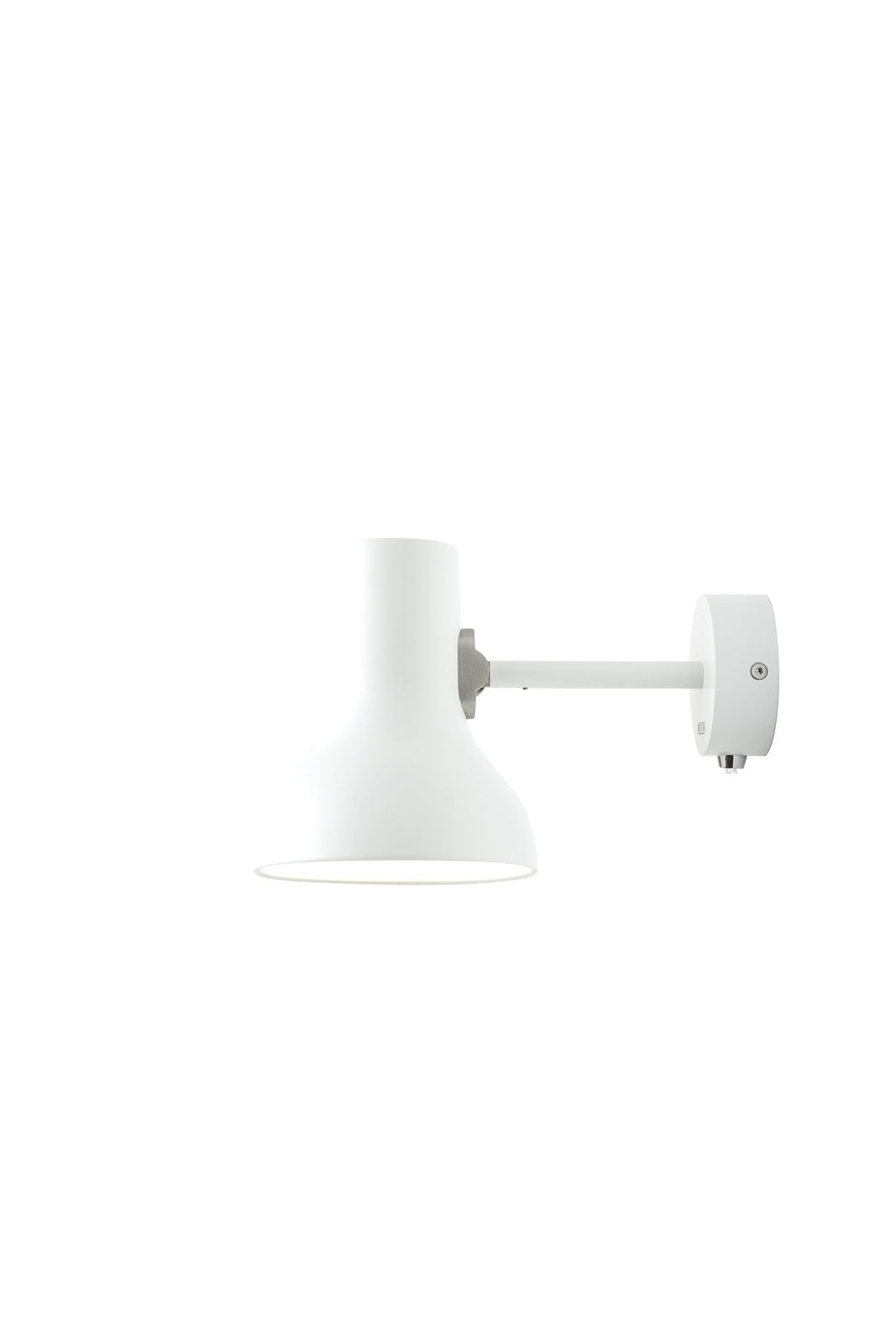 Alpine white Type 75 Mini wall Anglepoise lamp, sleek adjustable light fixture by Comosum