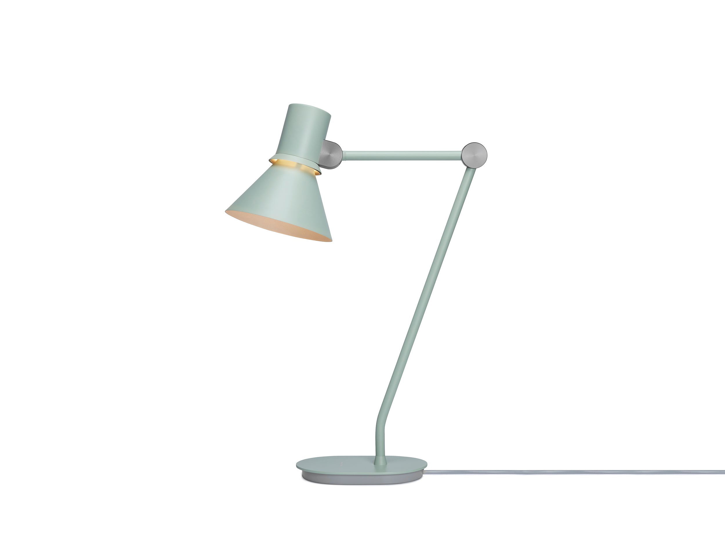 Type 80 table Anglepoise lamp in pistachio green by Comosum, compact desk lighting