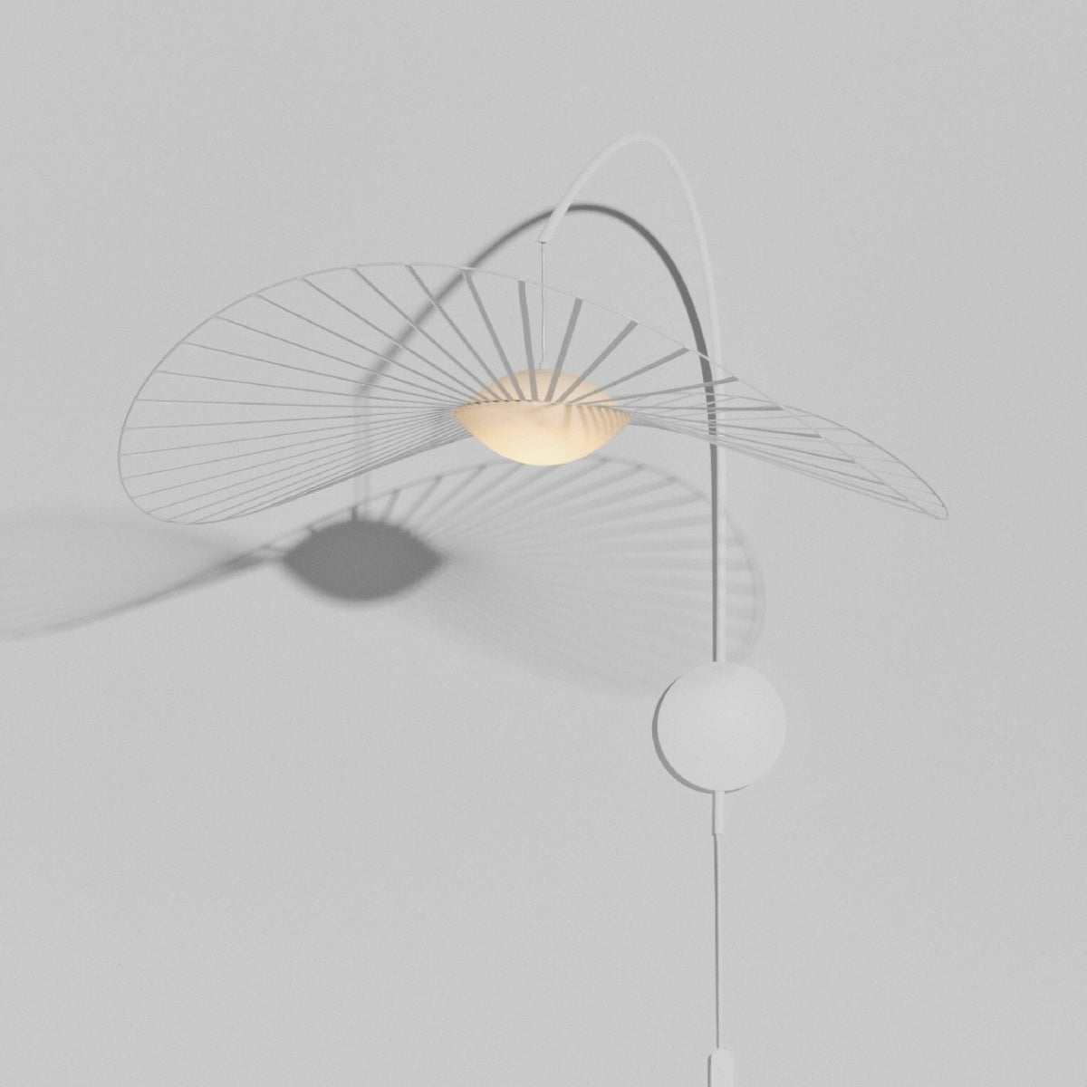 Petite Friture Vertigo Nova wall lamp in white