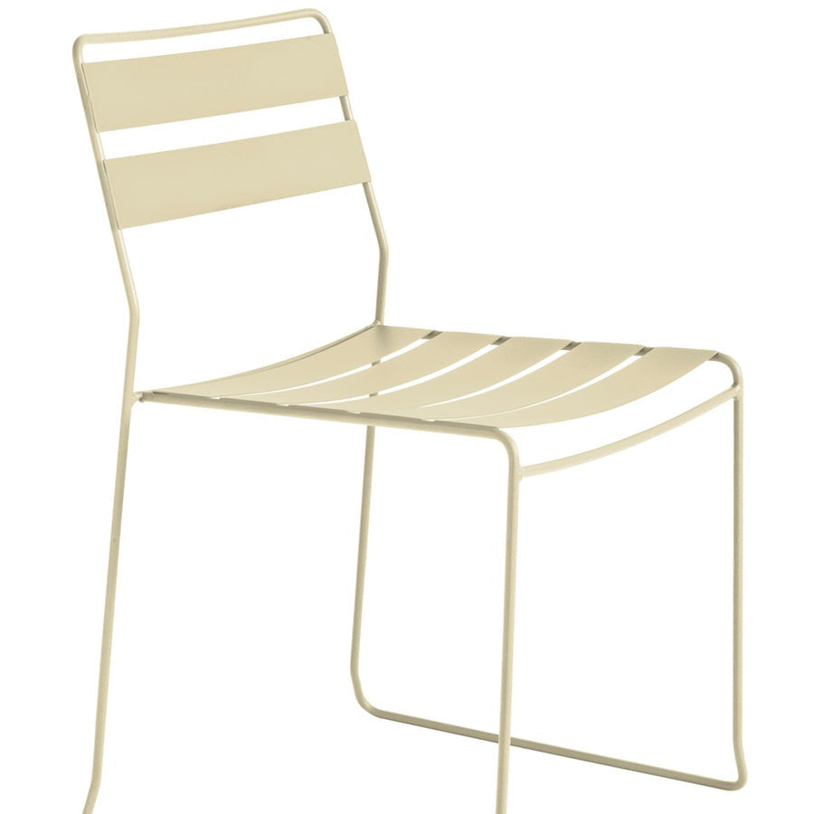 Sand beige finish RAL1013 from Isimar, sustainable furniture material option featured at Comosum