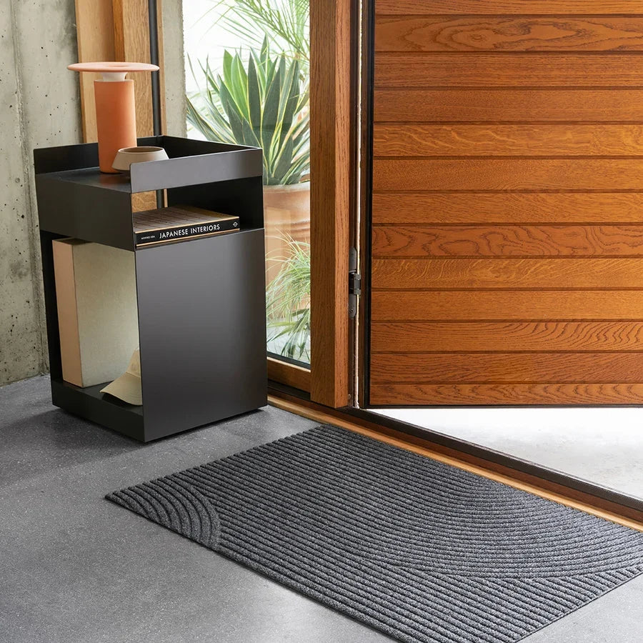 Heymat Stein doormat in grey, made from recycled materials