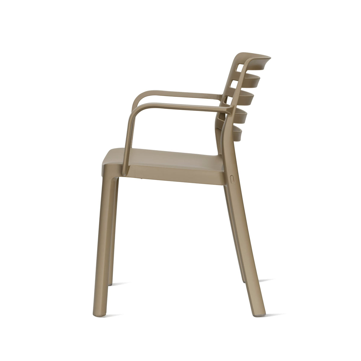 Garbar Wind Armchair in Sand, side view
