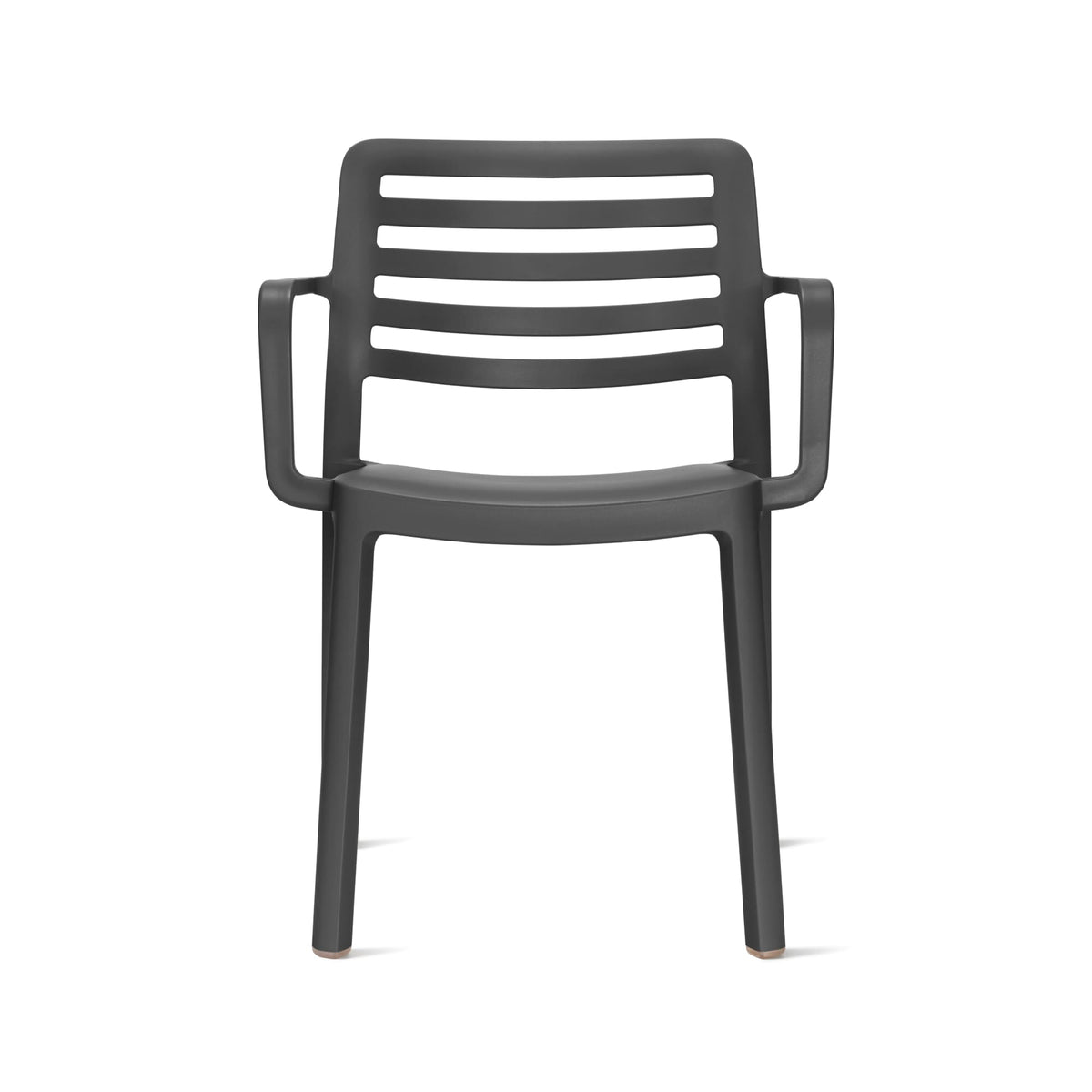 Garbar Wind Armchair in Dark Grey, front view