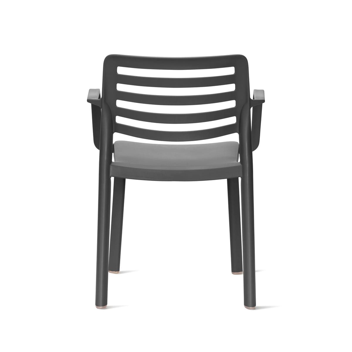 Garbar Wind Armchair in Dark Grey, rear view