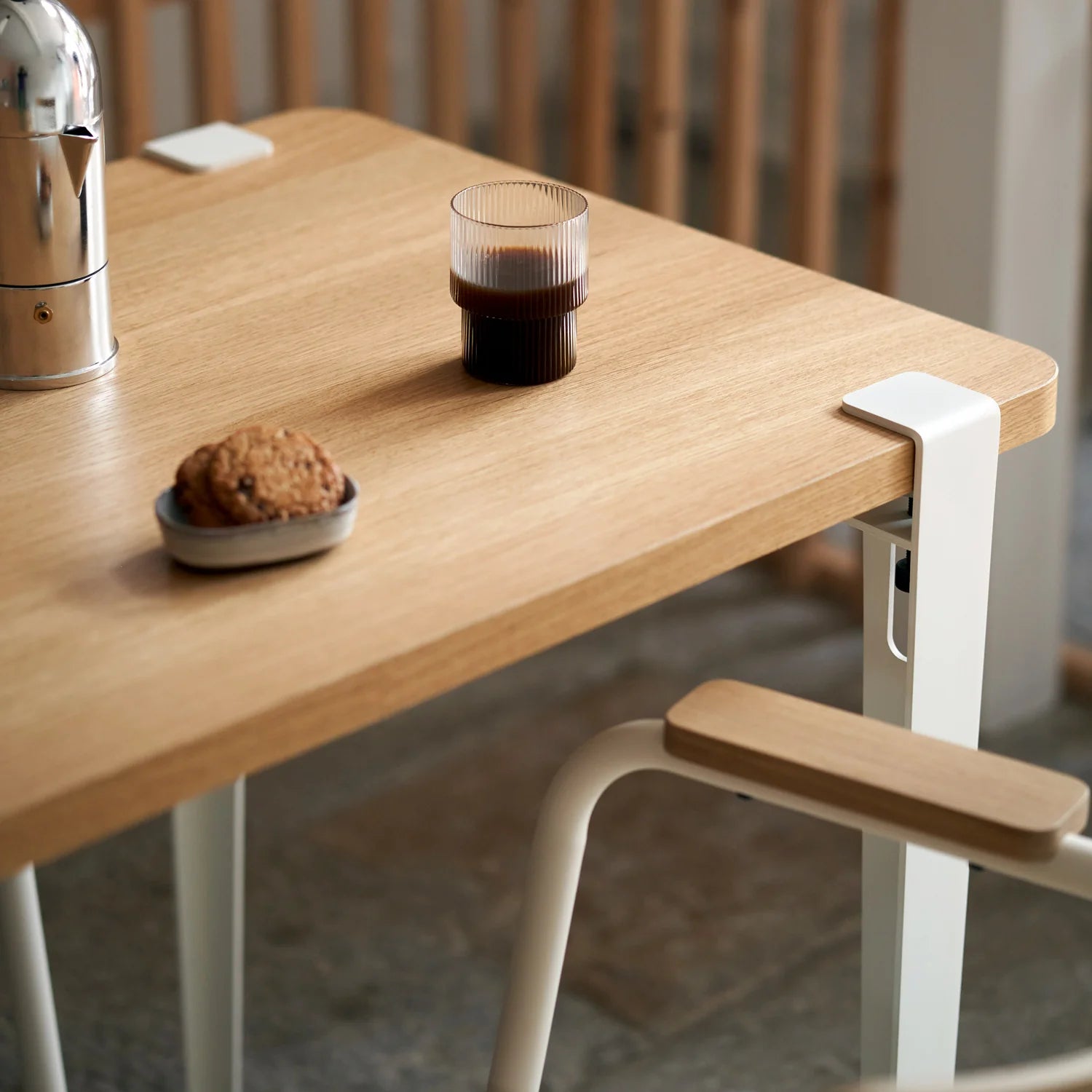 Tiptoe Dining Table with Eco-Certified Wood Top