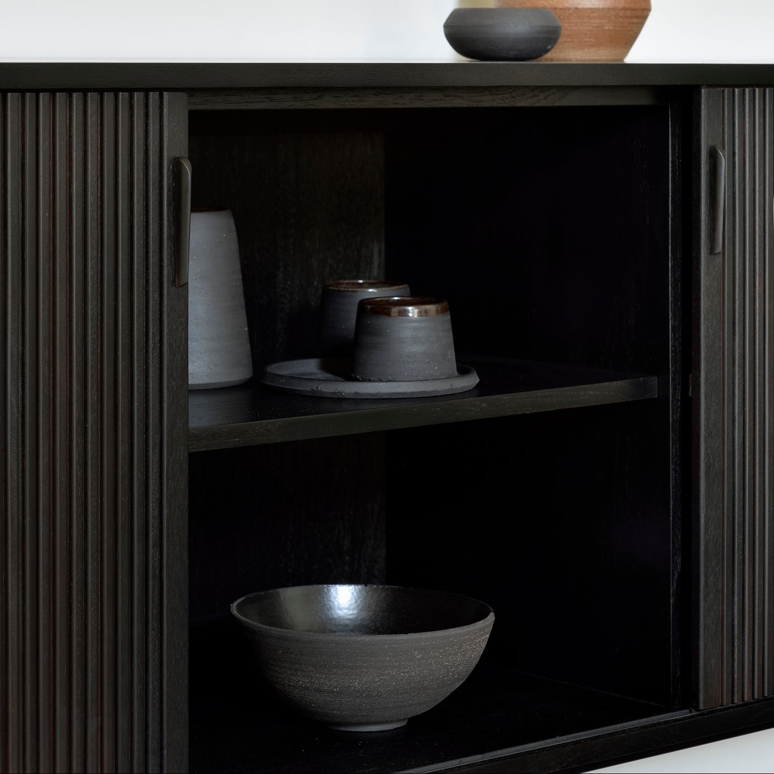 Ethnicraft Roller Max Sideboard, FSC-certified solid wood furniture by Belgian brand