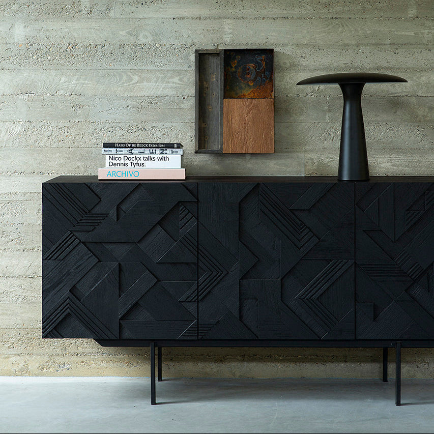 Ethnicraft Graphic Sideboard in teak, FSC-certified solid teak