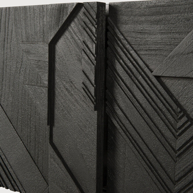 Ethnicraft Graphic TV Cupboard, FSC-certified solid wood furniture by Belgian brand