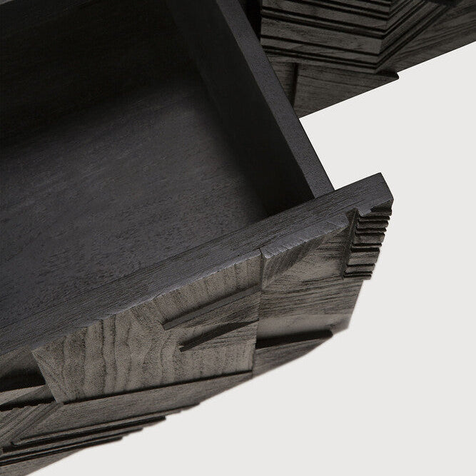Ethnicraft Graphic TV Cupboard, FSC-certified solid wood furniture by Belgian brand