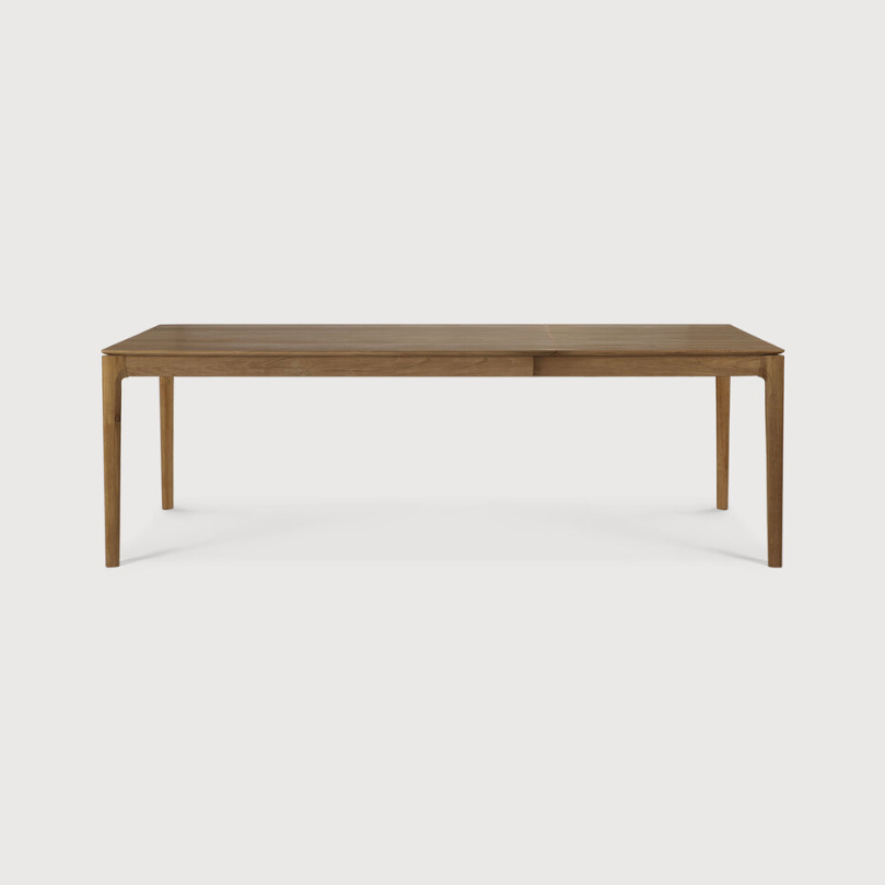Ethnicraft Bok Extendable Dining Table, FSC-certified solid wood furniture by Belgian brand